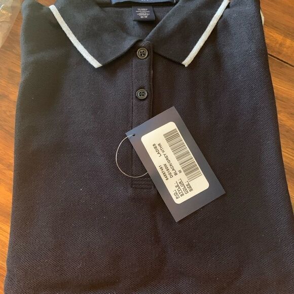 NWT  Devon & Jones Women's Black/Grey Heather Drytec Performance size M - Picture 2 of 6